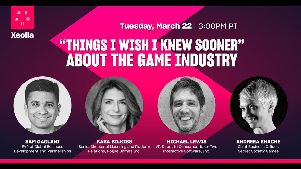 Games industry pros share their experiences about... well, the industry! #gamedev xsolla.pro/gbss