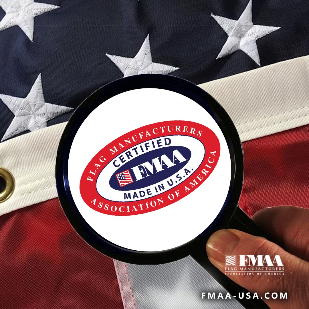 The FMAA is dedicated to educating the public on the quality of flags manufactured in the US and raising awareness of the importance of American flags “Made in the USA”, as well as the proper use of our nation’s greatest symbol. #USA #AmericanFlag #America fmaa-usa.com
