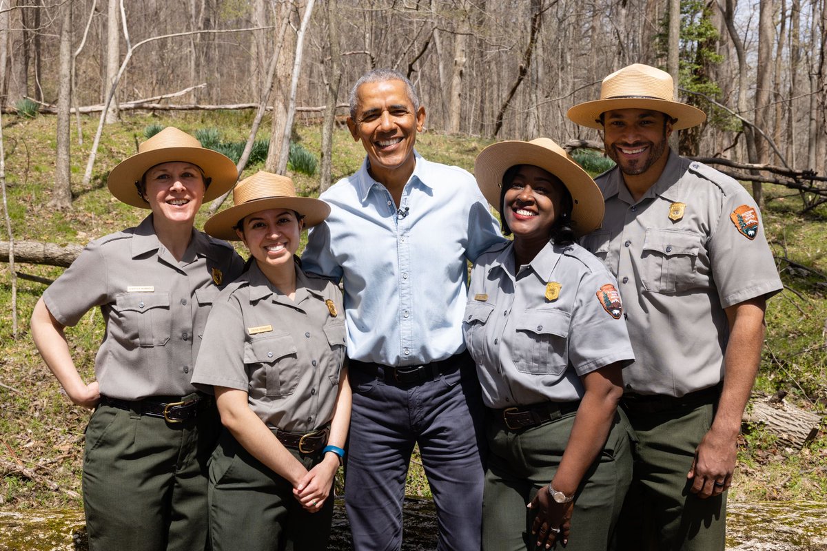 With the release of Our Great National Parks, I thought I'd visit one. I had fun at Great Falls Park with the kids from the @BGCA_Clubs. I hope you'll spend some time outdoors, too. Join the #WildForAll Challenge with @TheWCS at WildForAll.org.