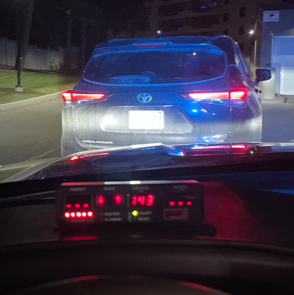 WRPSToday's tweet photo. A driver, 19, was charged with stunt driving after allegedly travelling 143 km/h in a posted 60 km/h zone early this morning. 

Licence suspended for 30 days and vehicle impounded. 

There is a new penalty if convicted of stunt driving. Learn more here: https://t.co/d7dJDhvG6D https://t.co/3AssnjvTQW