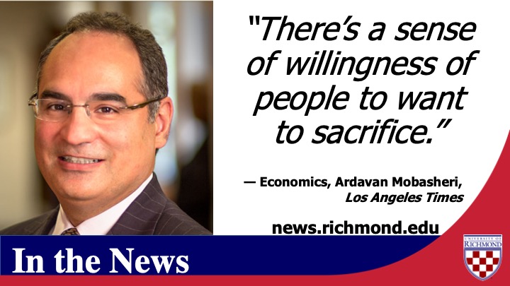 URNews2Use's tweet photo. Economics professor Ardavan Mobasheri is quoted in this @latimes article on #Gas prices and American attitudes towards #Putin. https://t.co/5lg2ccEoBQ https://t.co/jzoFBhMydd