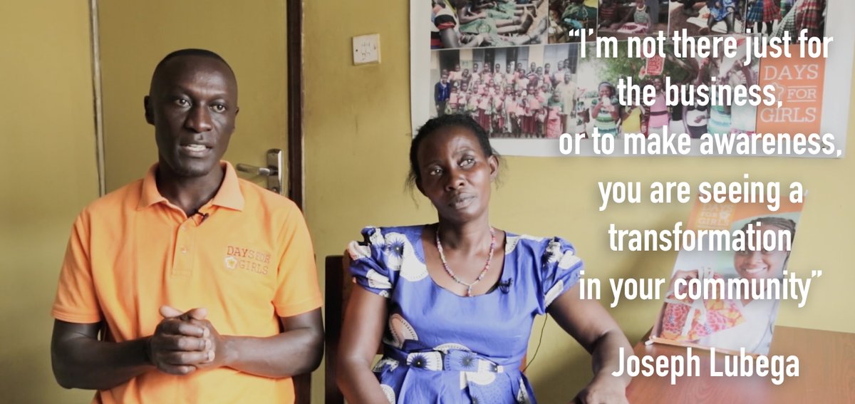 This quote is from Joseph Lubega, who is part of the <a href="/daysforgirlsUG/">Days for Girls UG</a> initiative. We believe his words are fundamentally the type of motivation that is needed to make necessary changes to eradicate period poverty, and educate those who need it. #stopthestigma #endperiodpoverty