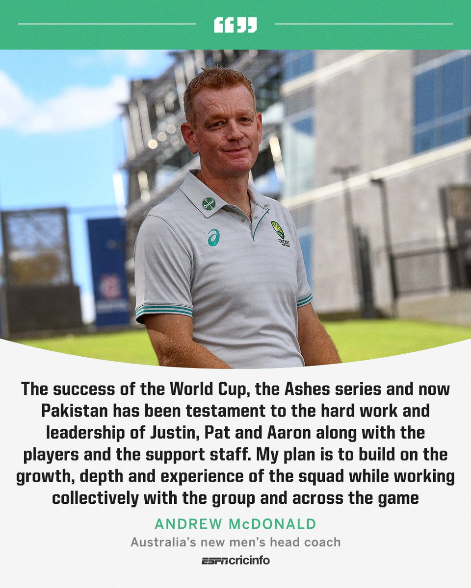 cricinfo's tweet photo. The right appointment, 🇦🇺 fans?
👉 https://t.co/3uqyXucRNf https://t.co/bTChWdcpvS