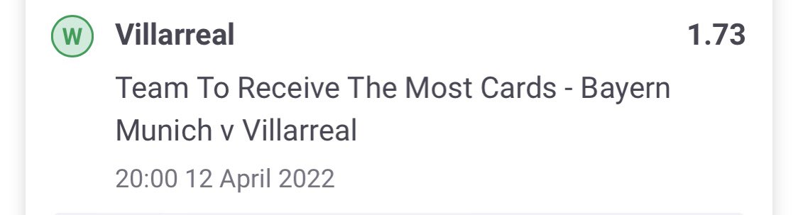 TipsRaw's tweet image. 20 LIKES FOR UCL BETS ⚽️❤️

—————————————

Last Night’s Winners 👇

R. Madrid Most Cards @ 2.4 ✅
Villareal Most Cards @ 1.73 ✅
