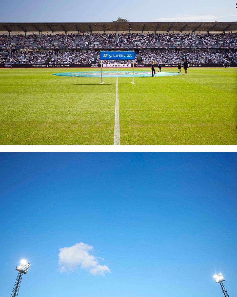 AGFFodbold's tweet photo. For enden af Stadion Allé 🏟 Igen i morgen 🔜 Vi ses #aarhus 👏❤️ #kdsh #agfvff https://t.co/XWND4VCPly
