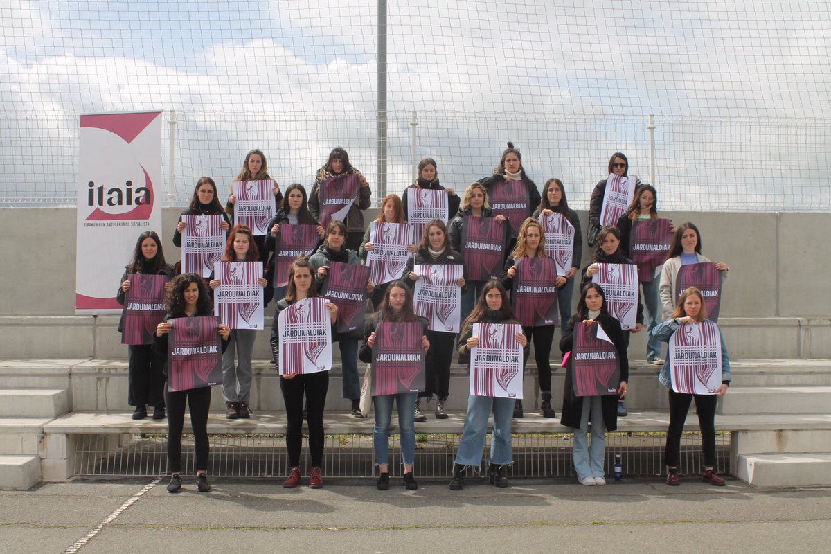 itaiasarea's tweet image. ⏩ JARDUNALDIAK ⏪

🗓 Ekainak 4

📍Hernani

Aurten bigarren aldiz Euskal Herri mailako jardunaldiak antolatu ditugu, emakume langileon zapalkuntzaren gaineko analisiak egin eta honi aurre egiteko ditugun erronka politikoen inguruan eztabaidatzeko.