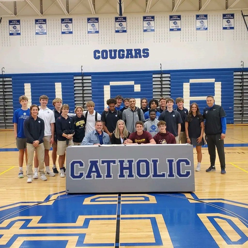 GR_CCHS's tweet photo. Congratulations to Luka Ressler on signing to play basketball for @Calvin_Uni 🏀

We are proud of you!! https://t.co/XpnolXHrWD