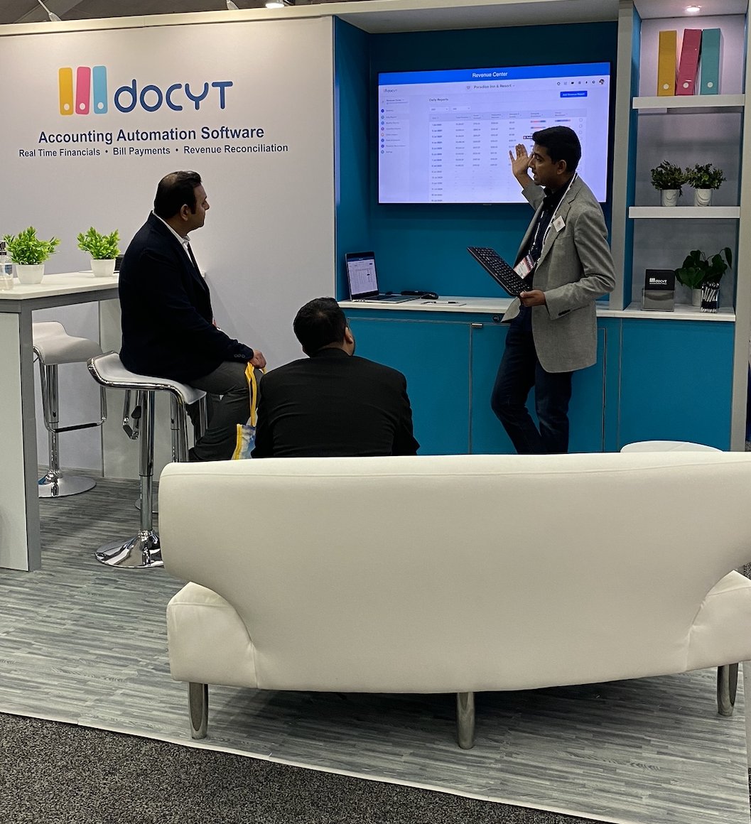 Attention, #AAHOACON22 ! Stop by booth 2003 (it's pretty fancy) and Sid will demo Docyt for you! #ArtificialIntelligence #data #SaaS