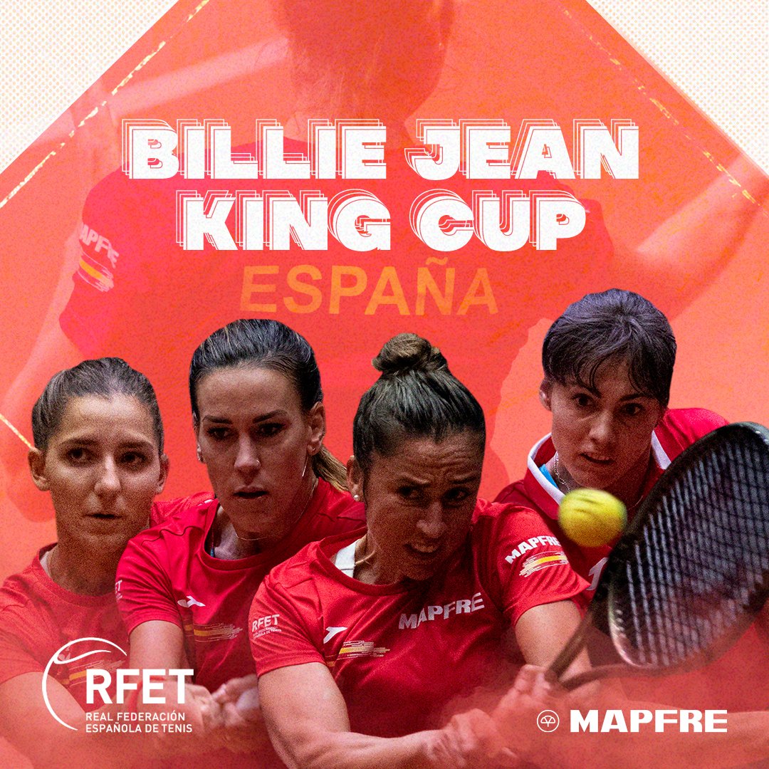 MAPFRE_ES's tweet photo. La Selección Española #MAPFRETenis ya está entrenando en s-Hertogenbosch 💪🔥 ¡Calentamos motores! 🎾 #BJKCup @RFETenis https://t.co/TSFALe5K2d