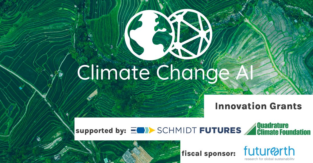 Climate Change AI on Twitter "We are excited to announce the awardees