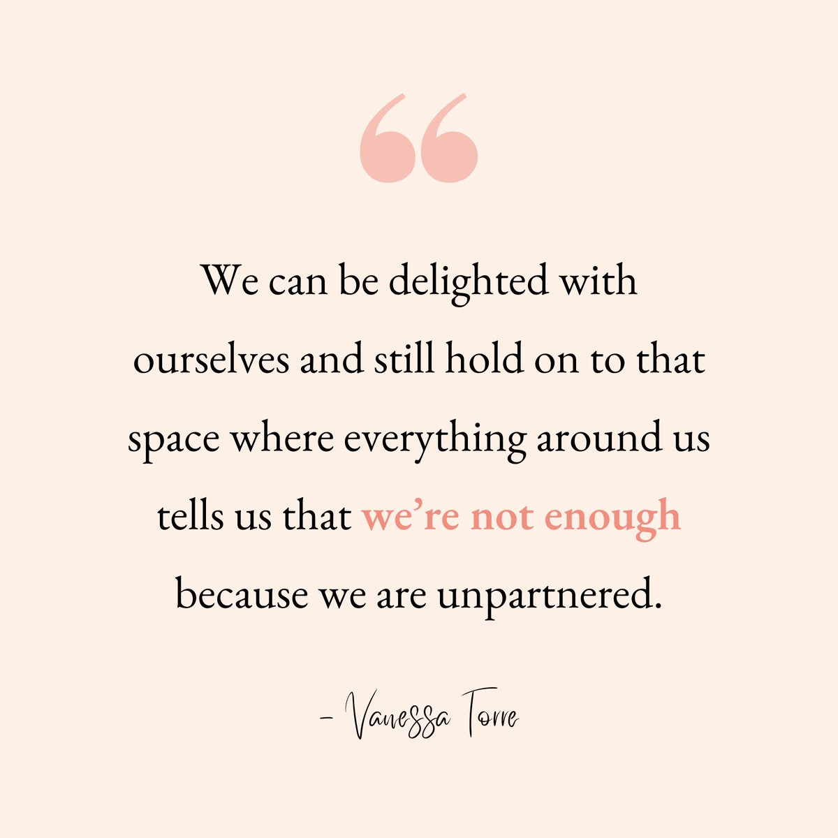 During the past few months, I've focused solely on understanding how to be happy completely outside of couplehood. I knew that if I was ever going to be in a healthy relationship, I had to get rid of the idea that I needed it.

vanessatorre.medium.com/being-alone-is…