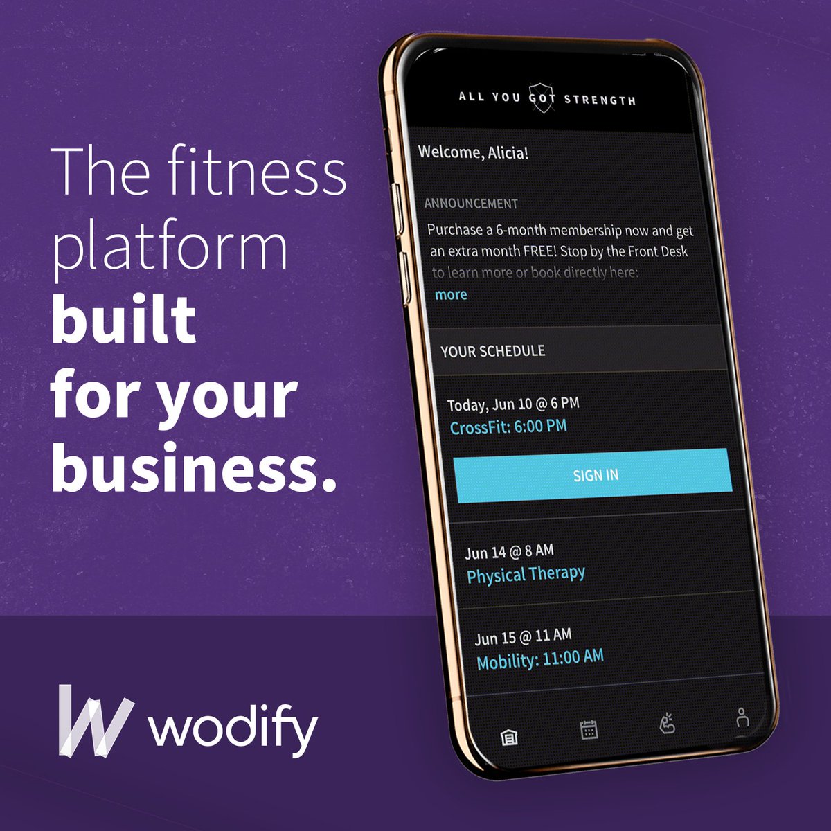 ideafit's tweet photo. You should feel confident using technology to run your business. 🙌 Introducing, @Wodify, the customizable and easy-to-use fitness management platform. Learn more: https://t.co/LW6KrZ8OwS
#IDEAPartner https://t.co/IjKmYqwWlj
