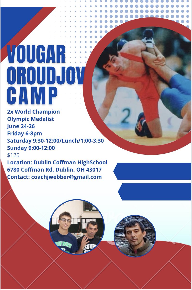 Great opportunity to train freestyle with an amazing coach. Vougar has trained some of the best guys in the country. Space is limited, reserve your spot soon.