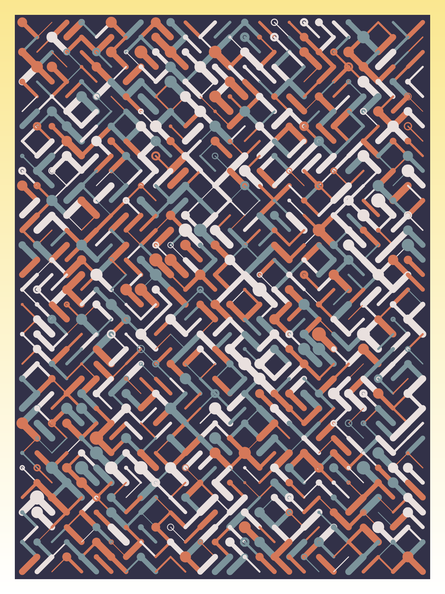 Cbain4's tweet photo. 10_PRINT

Number 5 is up. 

Inspired by a single line of code, the complexity, flexibility and nuanced nature of these outputs are blowing me away. 

All 5 pieces are only 0.01ETH. 

#NFTs #genartclub #creativecoding #p5js #10PRINTNFT

https://t.co/Xzo4doSBRx https://t.co/gVYmV5ZfN6