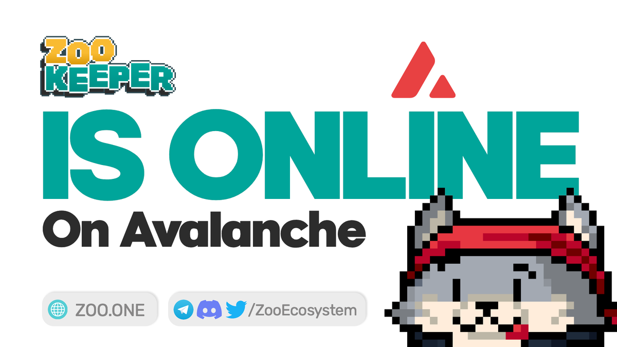 Looks like a hidden gem is launching on #Avalanche Network. 

The farming of $ZOO token has started today on Zookeeper.finance for LPs to ZOO pools on major #Avax DEXes

ZooKeeper is the yield farming platform of the multichain gaming ecosystem @ZooEcosystem 👀👀