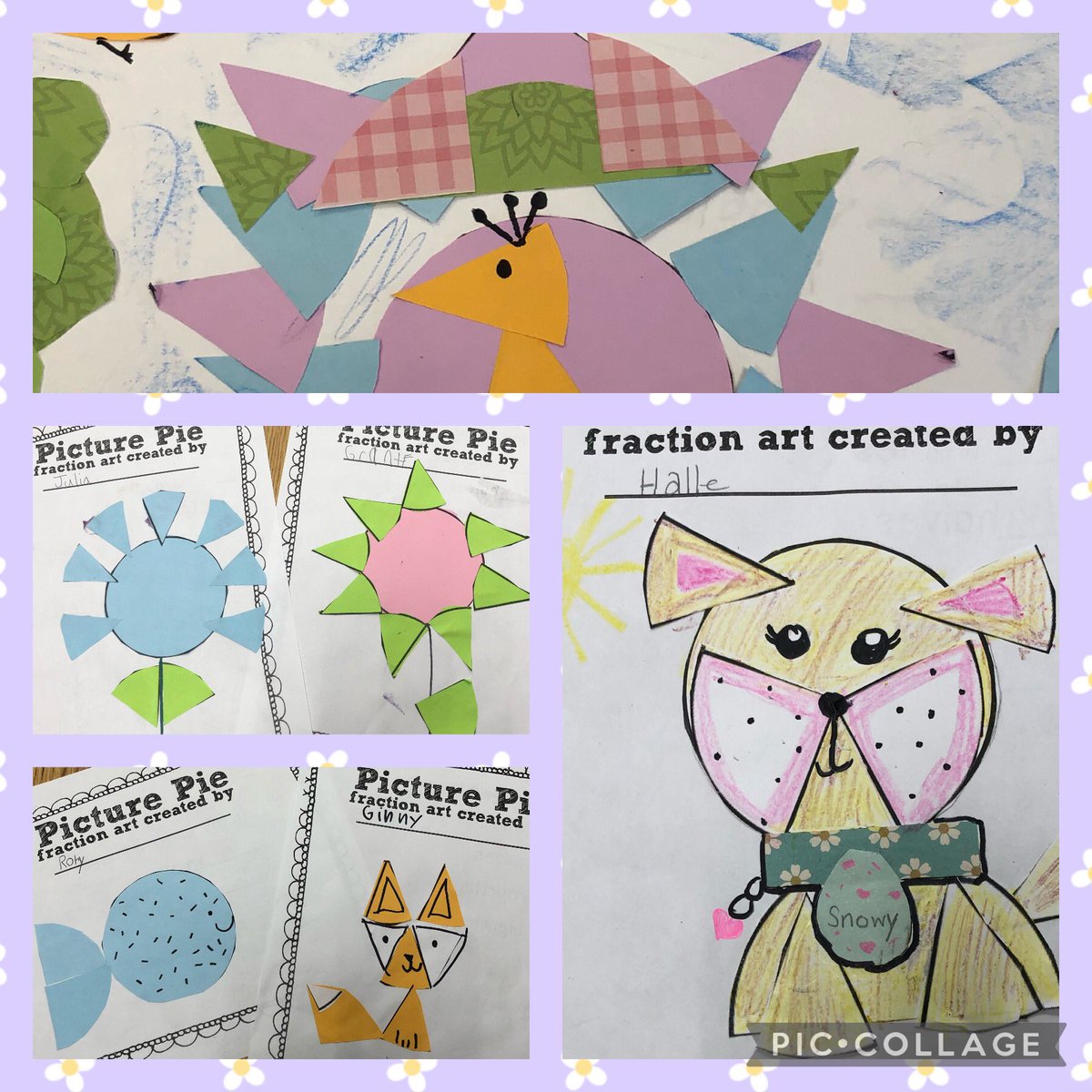 Thank you <a href="/MMcGroarty123/">Maureen McGroarty</a> for helping us get creative with fractional@parts of circles. <a href="/EdEmberly/">Ed_emberly</a> #PicturePie <a href="/haddonES1/">Lizzy Haddon School</a> <a href="/HaddonSchools/">Haddonfield Schools</a>