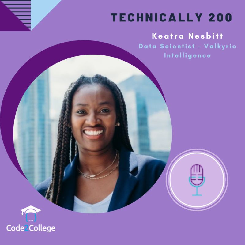 ValkyrieIntel's tweet photo. Tune in to hear her speak on the transformation of her career path from school teacher to data scientist and how her degree in mathematics helped her along the way. 
#ScienceApplied #ValkyrieAi https://t.co/cTSuYpYlgV