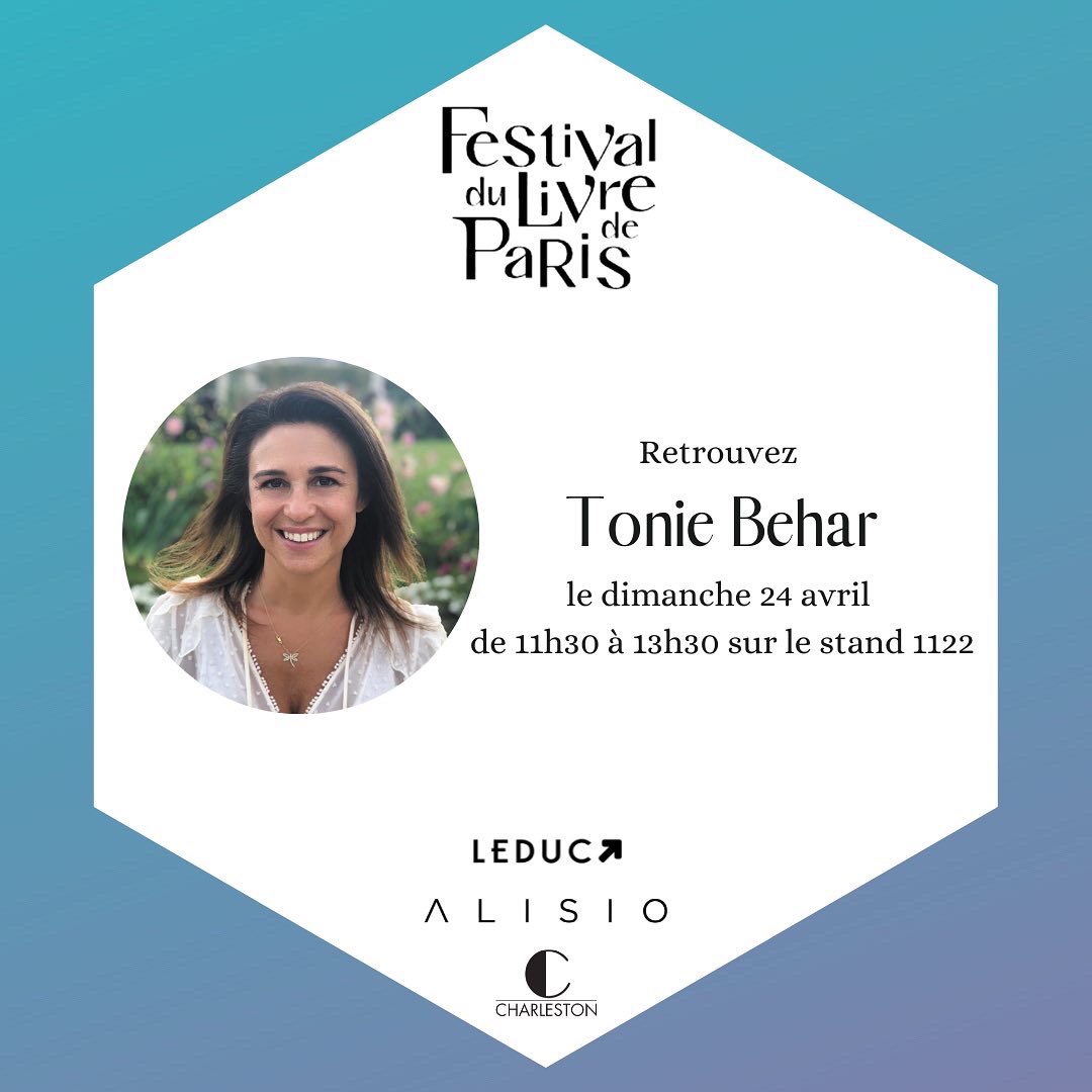 Tonie Behar on X: Hello ! Je serai au #FestivaldulivredeParis le