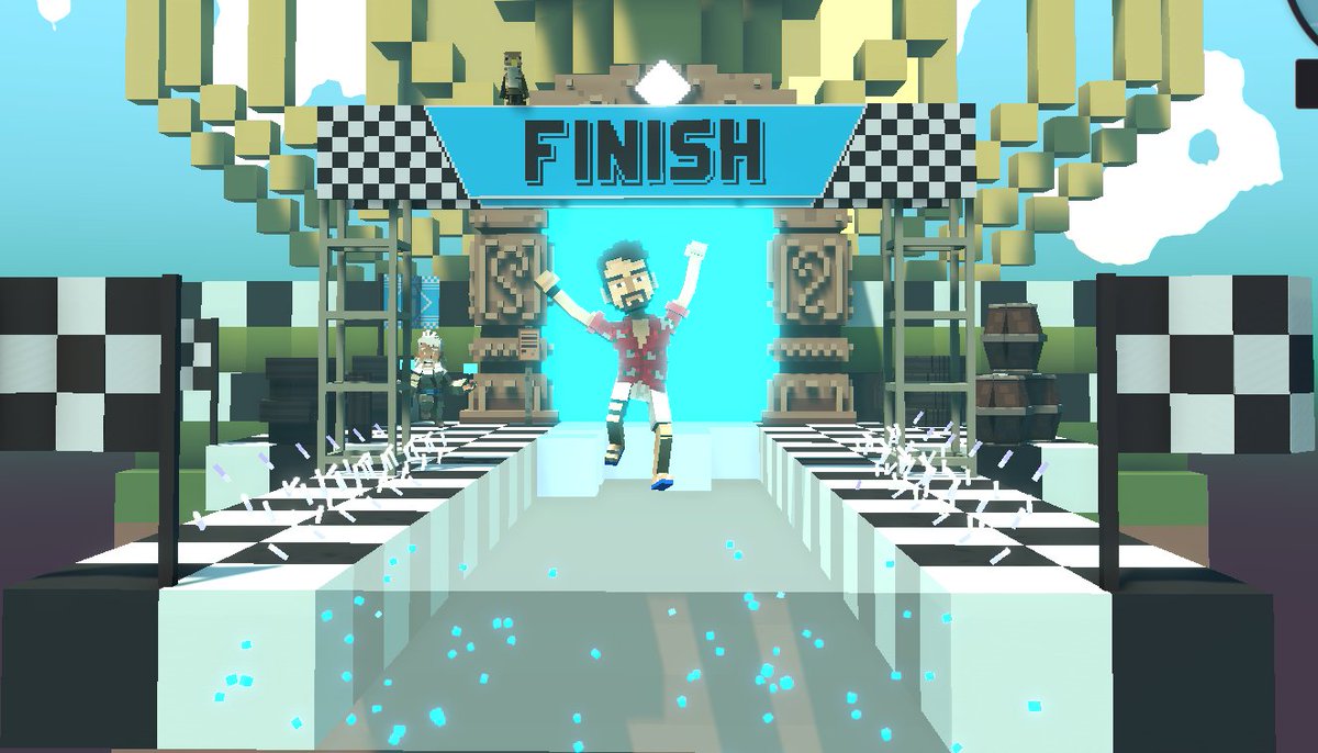 aMulaa_LOL's tweet photo. @TheSandboxGame This was one of the greatest worlds of this season, amazing race #SandBox #Metaverse #NFT #RaceMazeChallenge https://t.co/TCVCizQgml