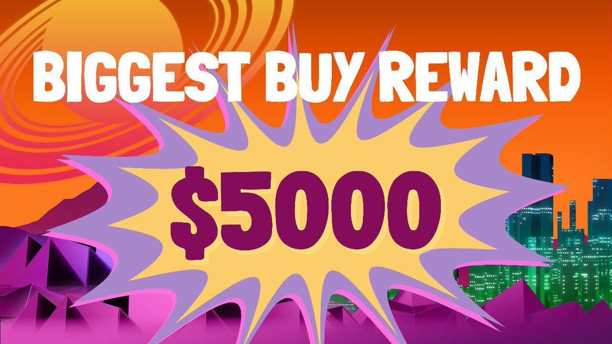 🔥 BIGGEST BUY WILL BE REWARDED🔥

We will reward the 3 biggest buys coming in the next 24h (tomorrow 15.30 utc) and holding for at least 4 days (until sunday).🚀

Reward: $3000 biggest buyer
$1500 second and $500 third 🦹‍♀️🤩

#bomberbabes #buynow #Giveaway