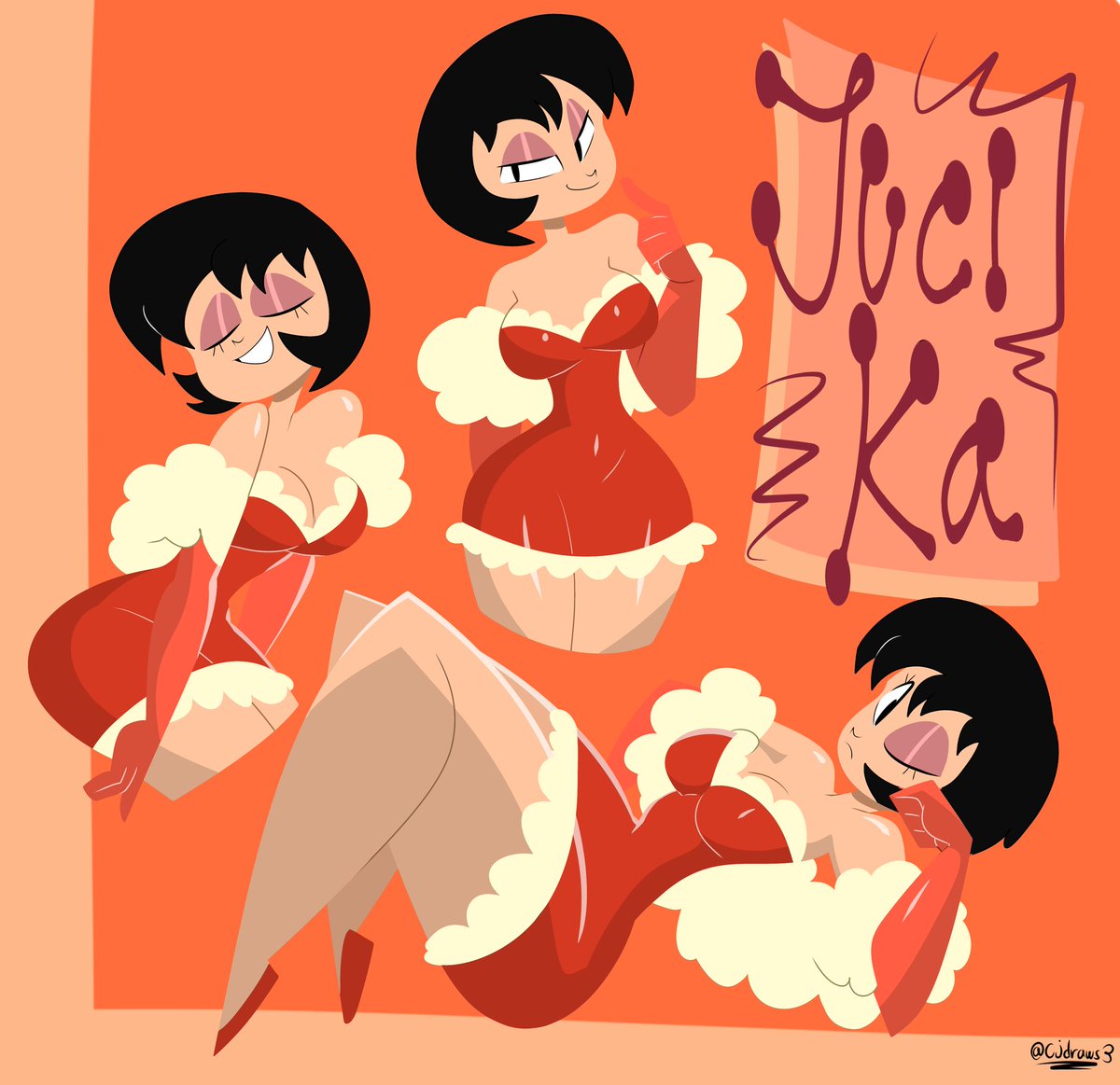cjdraws_3's tweet photo. More Jucika ♥️🧡 https://t.co/HEjPId5v4S