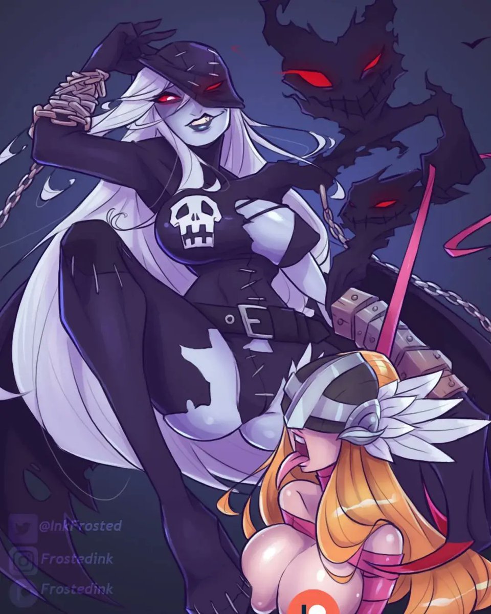 InkFrosted's tweet photo. Angomon x Lady Devimon! Spicy versions on Patreon π
#Digimon #digitalart #nsfwtwt #angomon #ladydevimon #bdsm #art https://t.co/zTFHM3I5kL