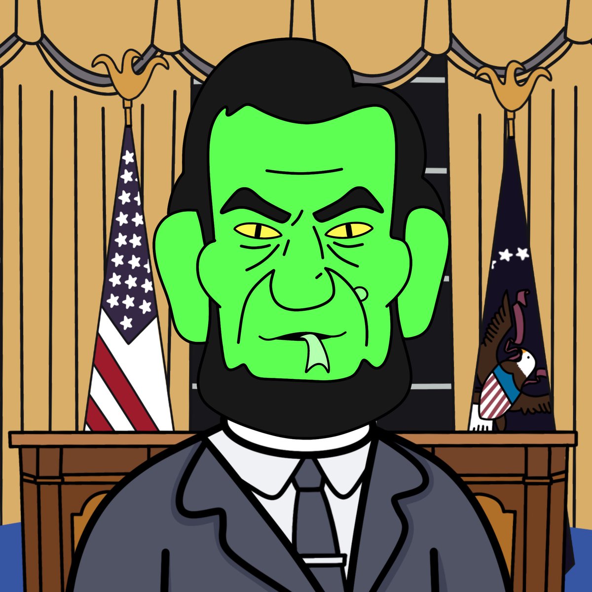 illuminatinft1's tweet photo. Lincoln is a great reptilian!

#illuminati #reptilian https://t.co/zBS2TZ9Etv