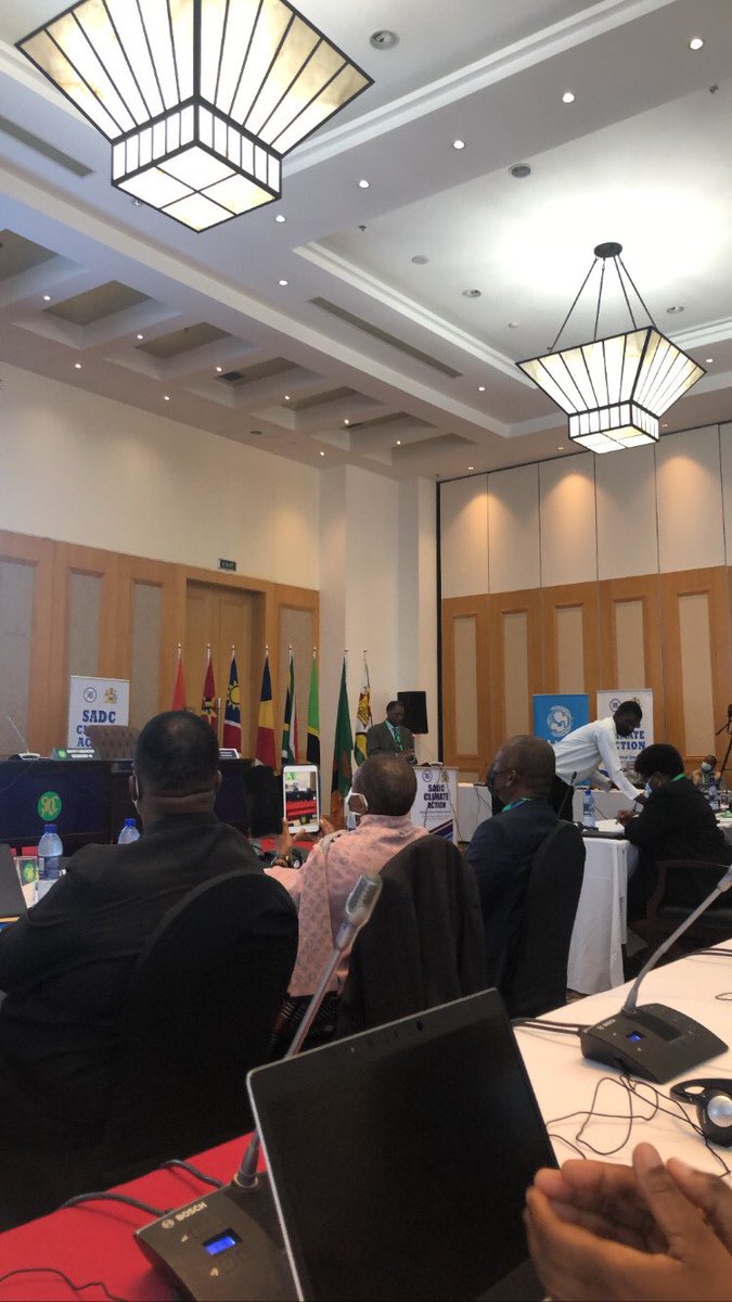 SimonePhore's tweet photo. The SADC Green Climate Change Conference commenced today in #Malawi. The theme was collective responsibility for enhanced #climate action in Southern #Africa.
I am excited and honoured to attend the event

@SADC_News  @AcpGccaPlus @WorldBank @IUCN @Youth_SAIIA @SAIIA_info https://t.co/RuwaCjac0g
