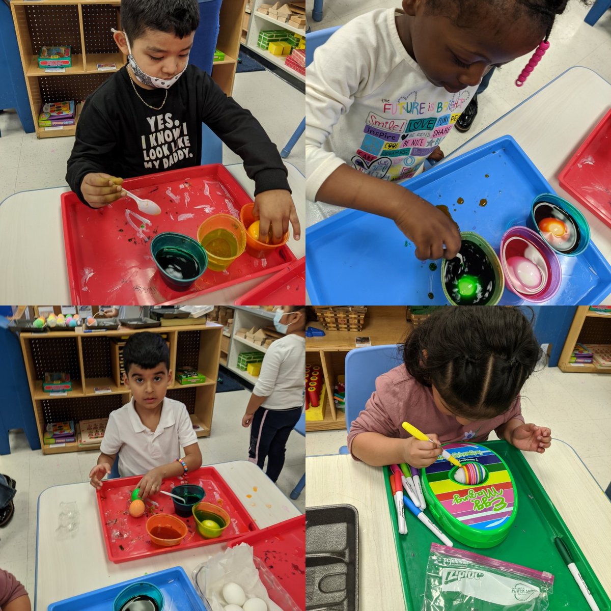 Prek-107 had a great day working with class 108 dying eggs and using the egg spinner! 🐰🐰🐰 <a href="/TheaJackson8/">Thea M Jackson-Byers</a> @LBensonAPSD <a href="/Krismar1029/">Kristyn Foster</a> <a href="/DonnaFicarra1/">FractalVisions.eth</a> <a href="/JessPetersPreK/">Jessica Peters</a> <a href="/Antonel1Shannon/">Shannon Antonelli</a>