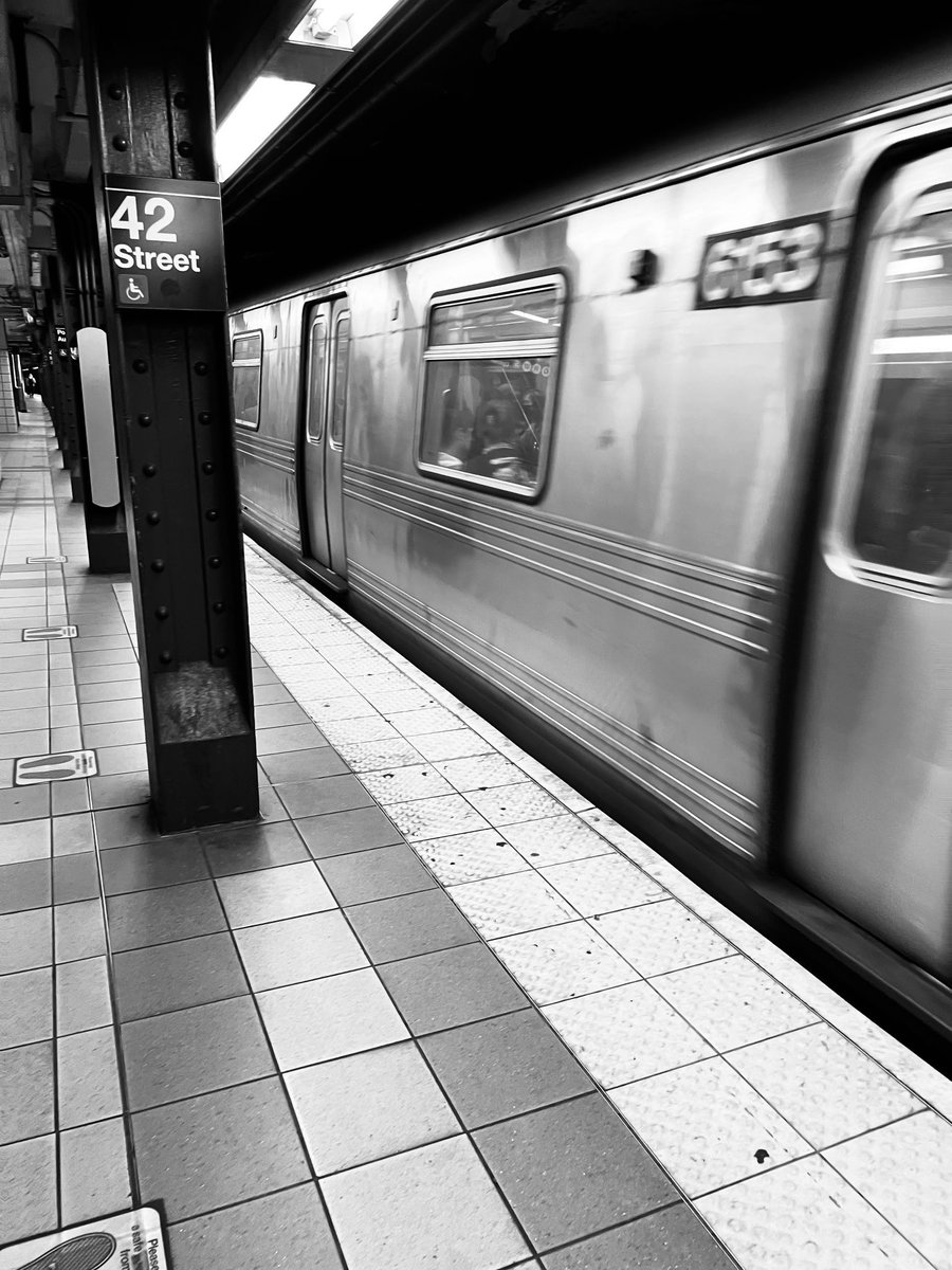 Still.  Somber.  This morning’s subway ride.