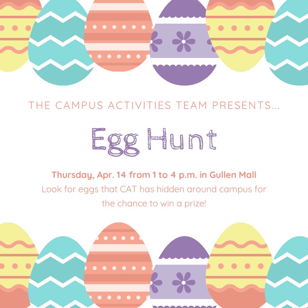 Join us for an Egg Hunt TOMORROW in Gullen Mall: getinvolved.wayne.edu/event/7684708