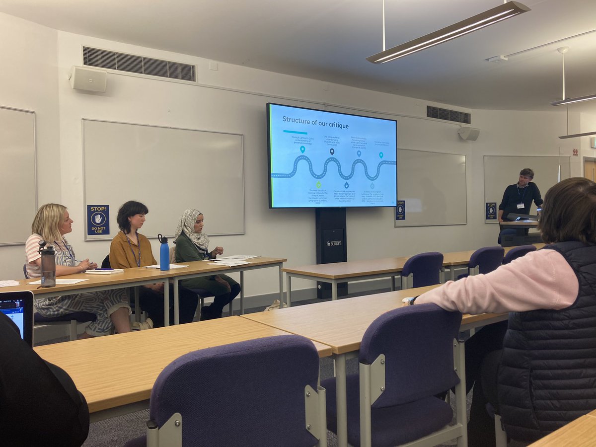 VoicesProject_'s tweet photo. Also attended an amazing session with @DecoloniseGeog about breaking down boundaries between ‘powerful knowledge’ and ‘everyday knowledges’ to make future curriculums that empower the marginalised. Exciting work! So many critical ideas to help develop our resource! #GAConf22 https://t.co/KcbW0OxrKo
