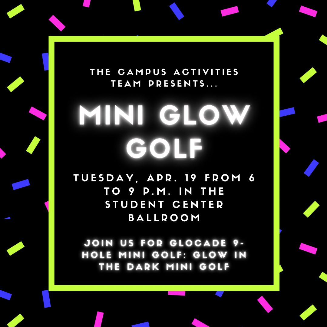Join us for Mini Glow Gold on Apr. 19 at 6:00 p.m. getinvolved.wayne.edu/event/7650556