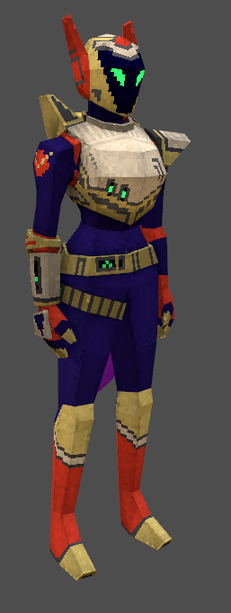 Davunkuman's tweet photo. GALACTIC THIEF #lowpoly #pixelart #blender3d #unionbytes https://t.co/Xgude7F4JW