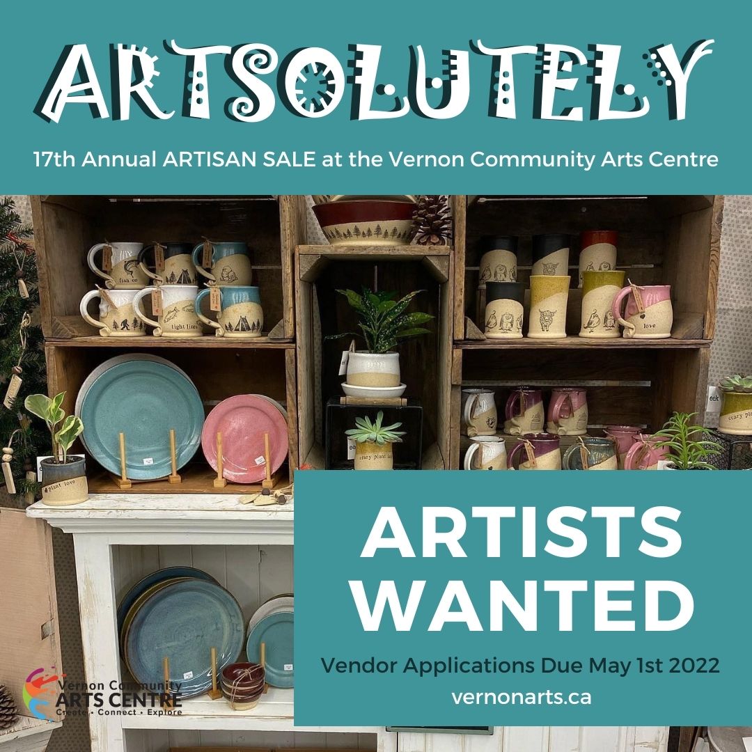 VCAC's tweet image. Call to Artists - Be part of Artsolutely 2022 - mailchi.mp/vernonarts.ca/…