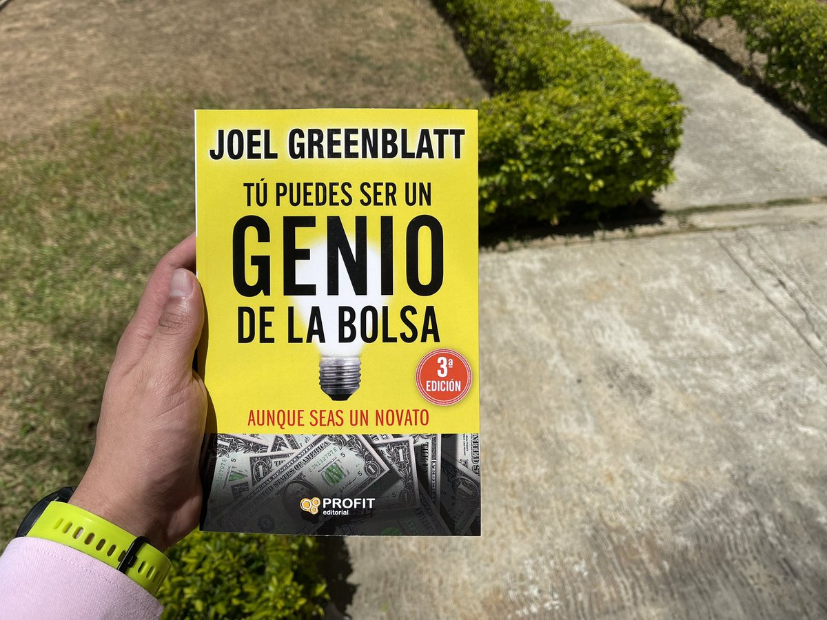 Aprovechando que abril es el mes de la educación financiera, @Finbi_ y yo hemos decidido regalarle este libro a uno de nuestros seguidores. En esta joya, Greenblatt deja muy buenas lecciones sobre la Bolsa.

Para participar, sólo den RT a este tuit.

Lo anunciamos en una semana.