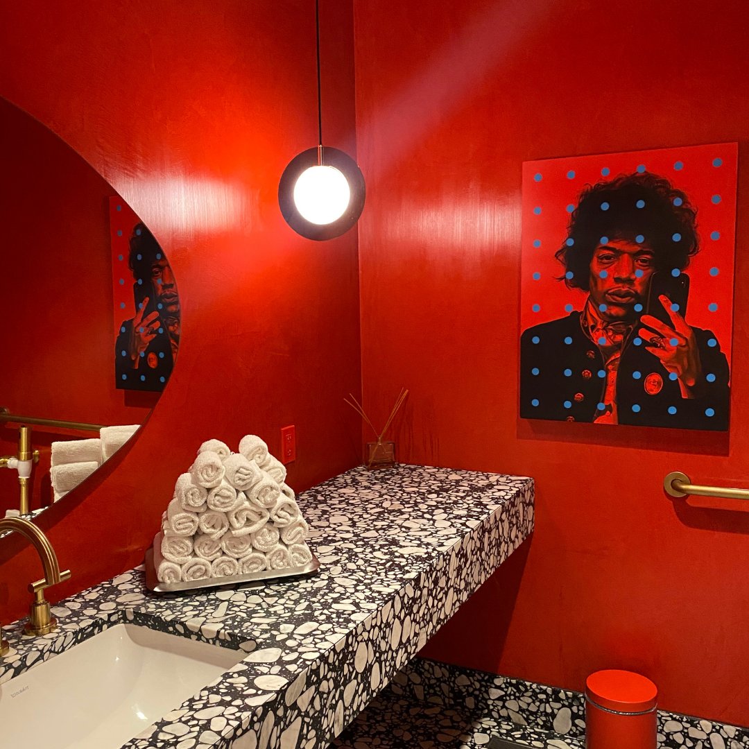virginhotelsdal's tweet photo. Pop-star portraits ✨
#VirginHotelsDal
🎨: @Jeremybiggers
.
.
.
.
#VirginHotels #CommonsClubDal #DallasHotels #DallasHotel #MirrorSelfie #Art #DallasArt #Portrait #VisitDallas #ThingsToDoInDallas #DallasEats #DFWFoodie #travel #DallasRestaurant #DallasBar https://t.co/ascaKu8DBC