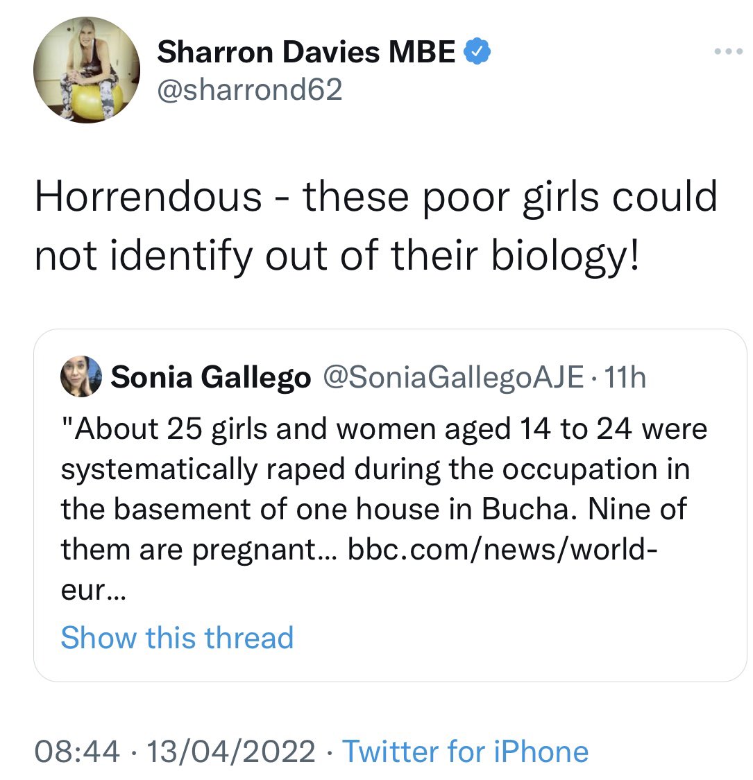 Imagine this was your mum