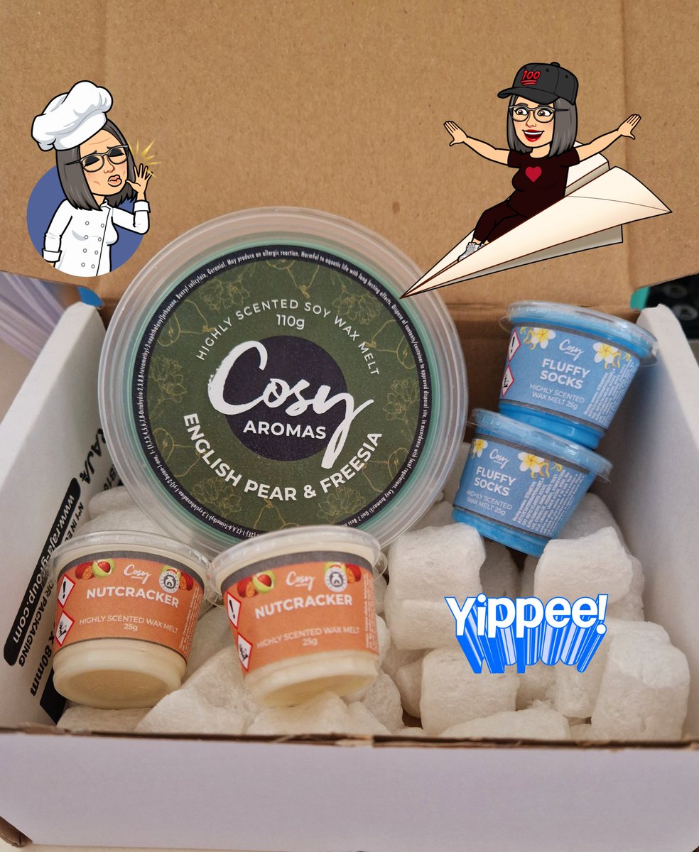 wagerd1's tweet photo. @CosyAromas Love me some Cosy Wax Melts.  Great company, amazing lasting products and value for money!  Thank you Cosy team https://t.co/W7JGYxQQQv