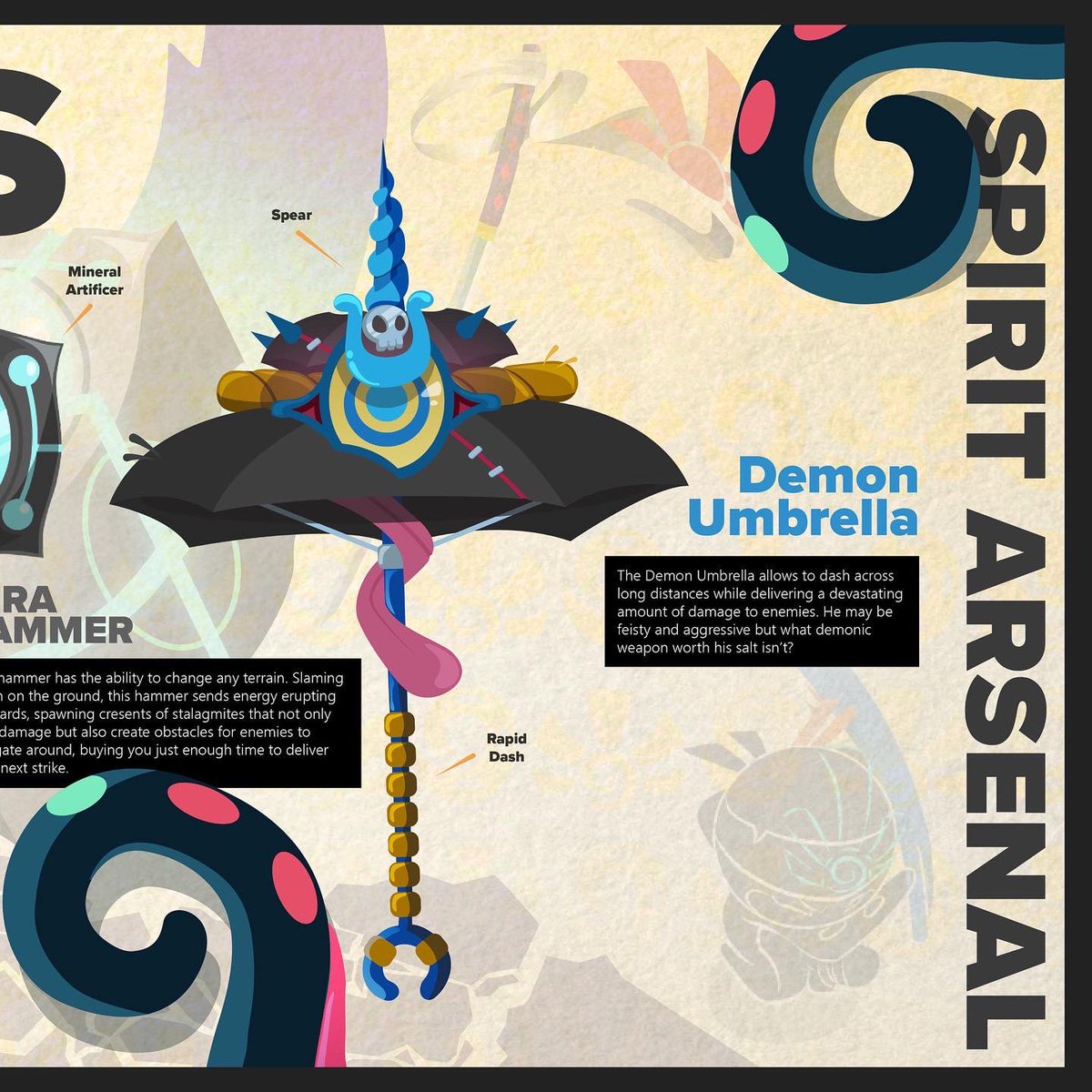 brybellringer's tweet photo. Spirit Arsenal- Weapon sheet. We went through a lot of iterations back in the day to arrive at these. I feel like we stayed true to some classic #RPG themes while maintaining that #CartoonNetwork stylized feel. https://t.co/pnNYpfvY4d
