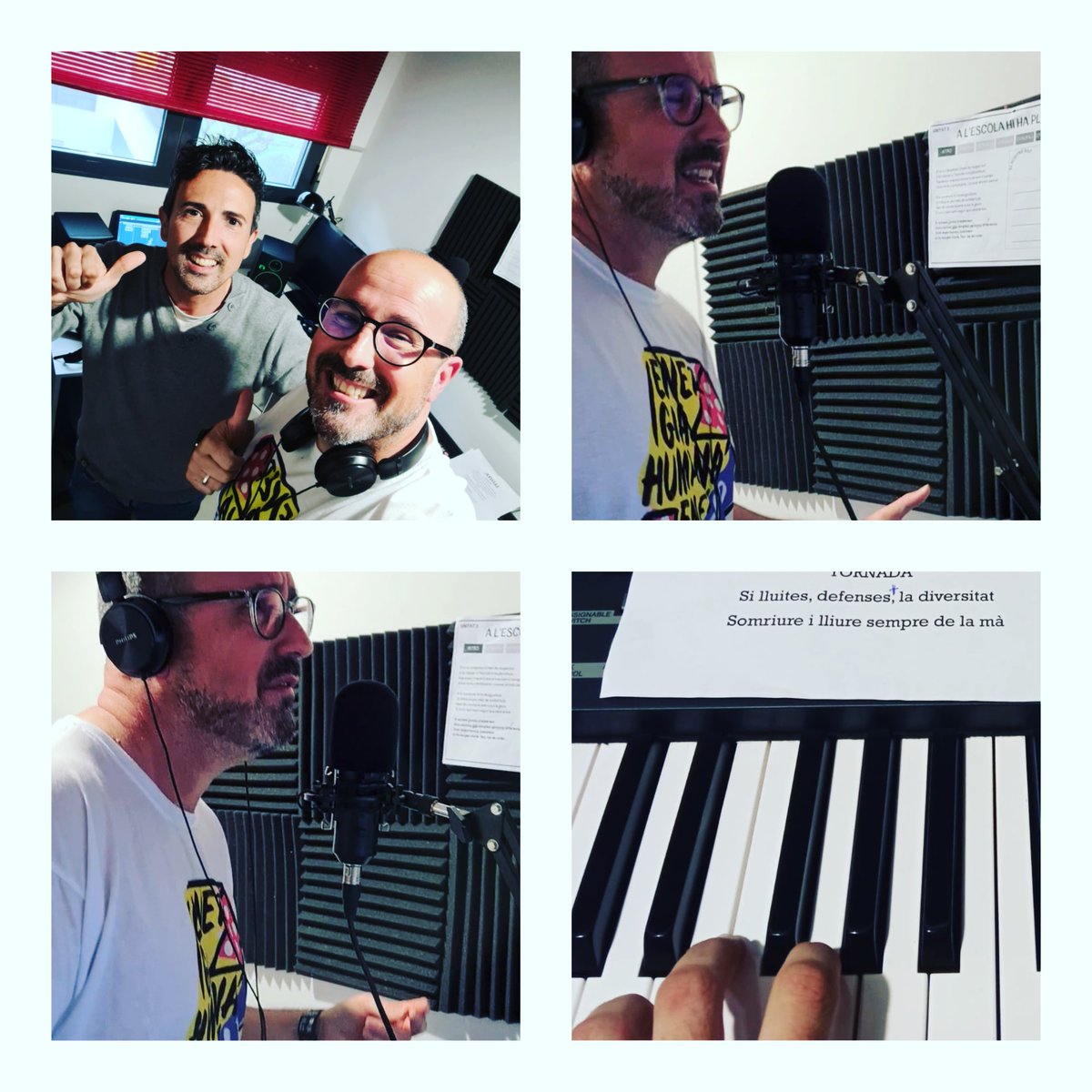WENERGIAHUMANA's tweet photo. Vesprada d'estudi per a aquest llibre de música #atemps. #wilfridenergiahumana. Gràcies @editorialsargantana i gràcies @javicapella les composicions són xulíssimes.
#wilfridenergiahumana #editorialsargantana #pedagogia #músicaenvalencià #love #estudi #atemps https://t.co/0O5HVz8gIB