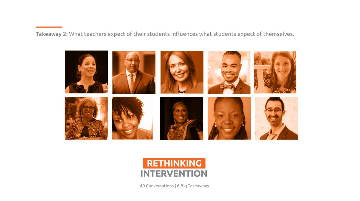 InstructUP's tweet photo. A recurring theme across last year’s #RethinkingIntervention conversations with practitioners and researchers: 
 
What teachers expect of their students influences what students expect of themselves.

Watch the 12-minute compilation here: https://t.co/COUqK9KkOC https://t.co/zOcrltrr9F