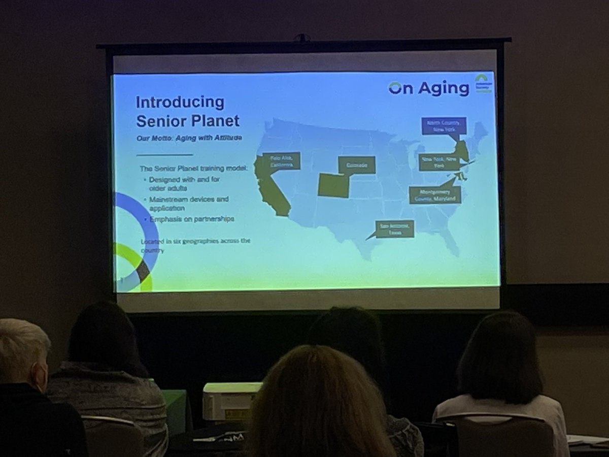 GinnaBaik's tweet photo. @seniorplanet @OlderAdultsTech @t_kamber Tom Kamber speaking about Digital inclusion @ASAging #onaging2022 https://t.co/cg7H6bfJkj