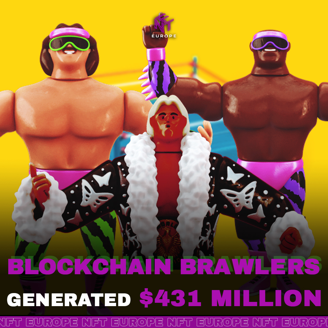 NFT_Europe's tweet photo. Blockchain Brawlers, an NFT-based game, generated $431 million in trading

Blockchain Brawlers is an NFT and P2E (Pay to Earn) based video game. In the first two weeks of its life it has already registered a trade of around $431 Million.
@bc_brawlers 

#nfteurope #nft https://t.co/pl2BOg4gmM