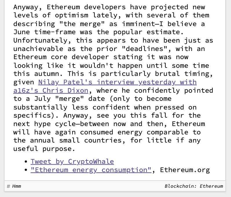 web3isgreat's tweet photo. Ethereum transition to proof-of-stake delayed again, as is tradition

April 13, 2022
https://t.co/jD2y00grFZ https://t.co/HUx2hsI7dJ