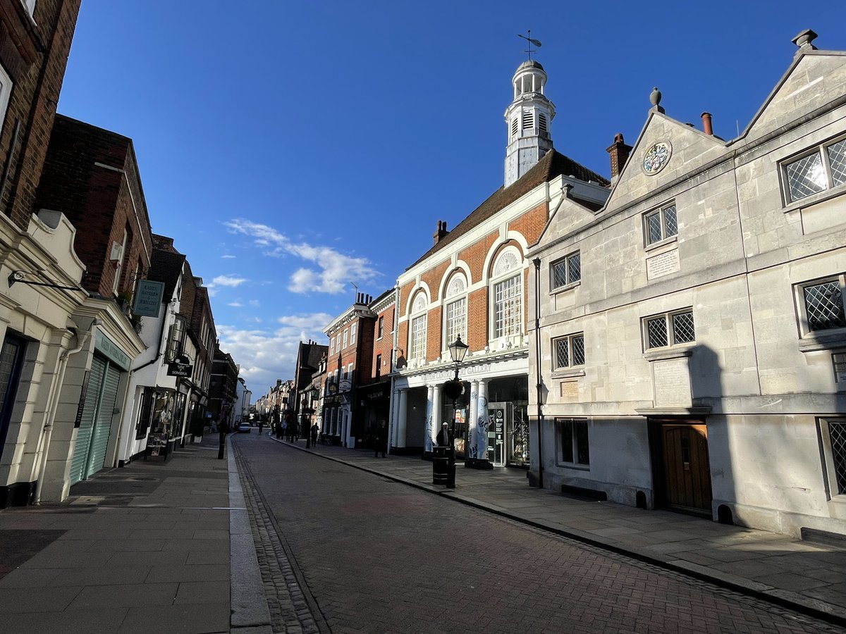 Our studio is still ‘under development’ but how lovely is my walk to work on Rochester High Street! Warm welcome for <a href="/funnywomen/">Funny Women</a> into the incredible <a href="/nucleusarts/">Nucleus Arts</a> community of artists, performers and creators. Love it!