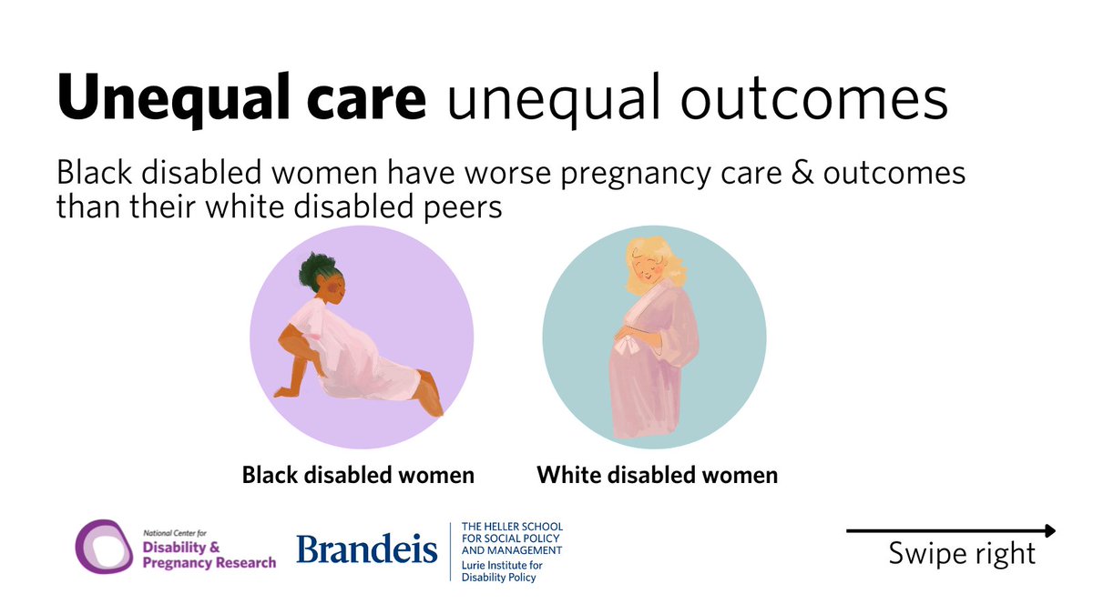LurieInstitute's tweet photo. It's #BlackMaternalHealthWeek

Black disabled women face significant health challenges and healthcare inequity during pregnancy-- and even have higher costs related to child birth.

But it doesn't have to be this way. Learn more at https://t.co/BkUGuYsaKJ https://t.co/AY87IshyxA