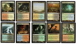 ArtbyMiaValley's tweet photo. Any cool #MagicTheGathering #artists do some fun #proxies for #fetchlands? I'm looking for a set and would like to support an artist if possible. https://t.co/kJIVagjxHb