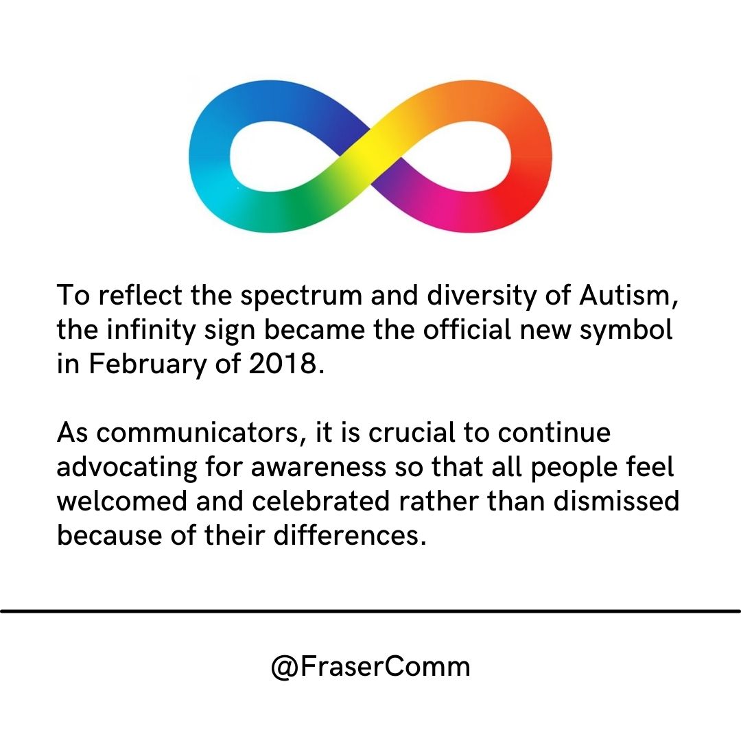 Fraser celebrates #AutismAcceptanceMonth