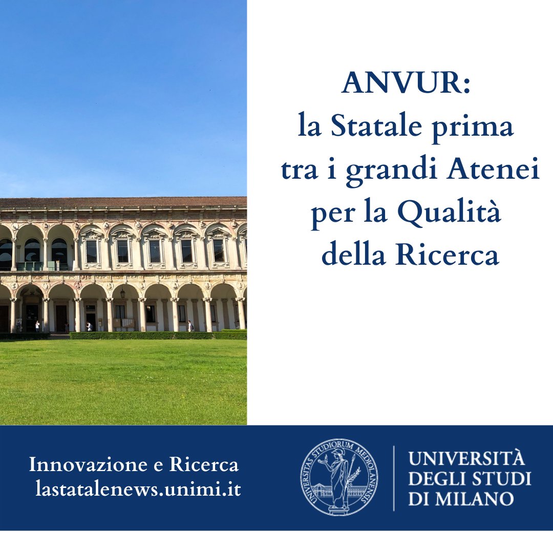 LaStatale's tweet image. 🆕La prorettrice alla Ricerca de @LaStatale, #MariaPiaAbbracchio: "Siamo certi che questo risultato contribuirà a aumentare ulteriormente l’attrattività dell’Ateneo nei confronti di scienziati con profili di eccellenza" 👉 bit.ly/3uFq0pO
 #lastatalericerca